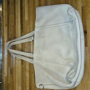 Prada XL Tote Bag in Sabbia Vitello Daino Leather. 